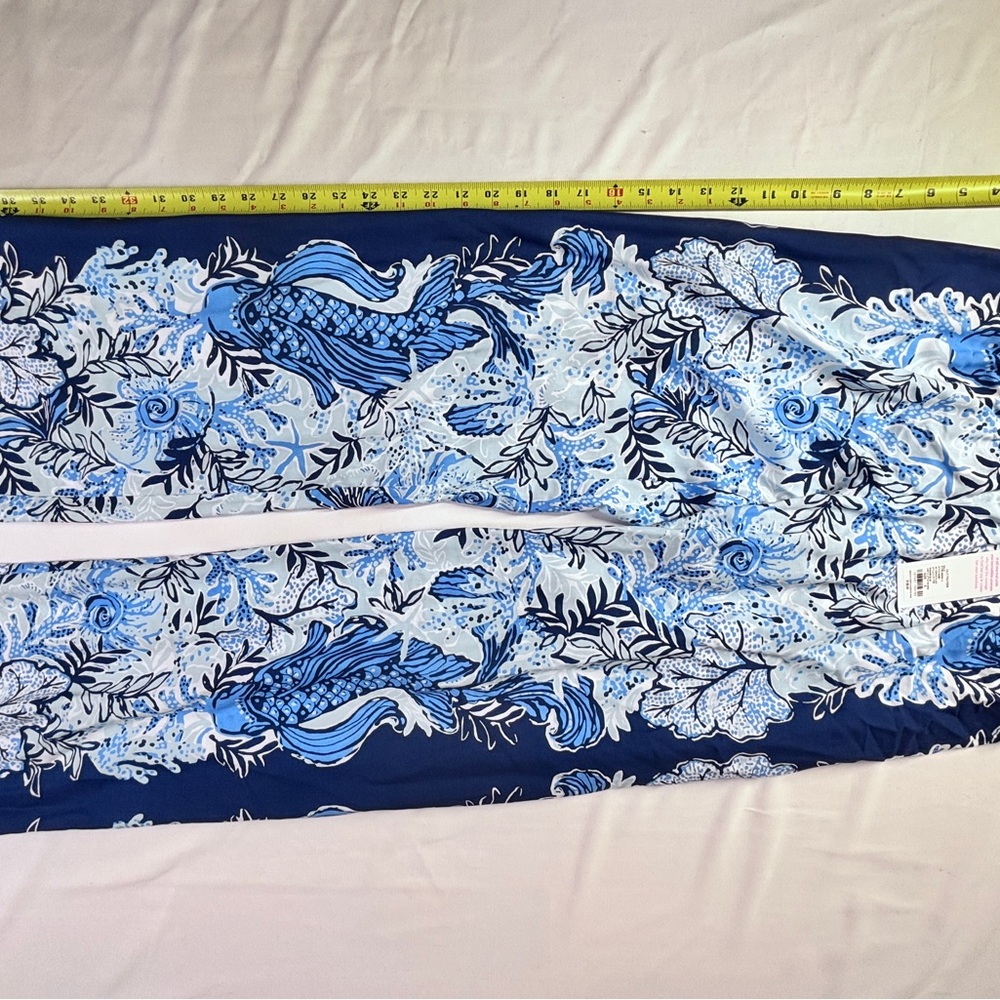 Lilly Pulitzer Blue and White Patterned Garment